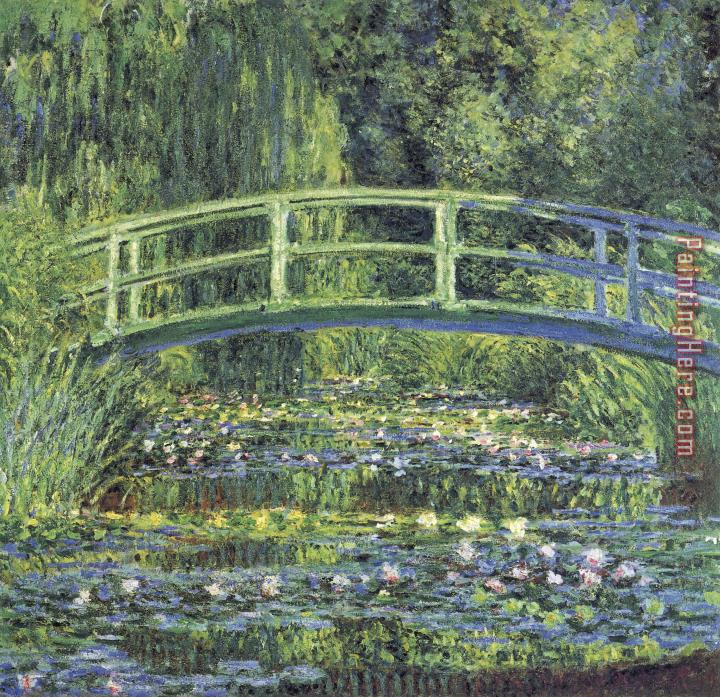 Claude Monet Waterlilies And Japanese Bridge